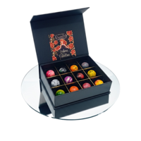 Luxe chocoladebox met 12 bonbons en pralines