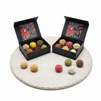 Chocolade Truffels Mini boxje met 6 handgemaakte truffels van Chocoseum