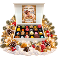 Luxe kerst chocolade cadeau