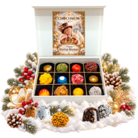 Klein luxe Chocolade Happy Holidays Chocoseum