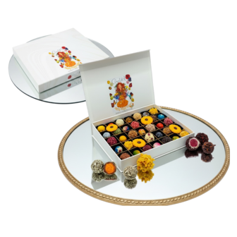 Flower Power een Bos Bloemen van Chocolade Bonbons -39 stuks