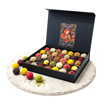 Luxe Chocoladebox 35 Stuks Handgemaakte Truffels &amp;#x0096; 