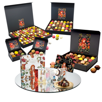 Luxe Chocoladebox 35 Stuks Handgemaakte Truffels met brochure