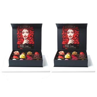 ❤️Liefdes Chocoladeboxje &ndash; 6 Bonbons &amp; Truffels met Gedichtenboekje