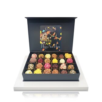 Luxe cadeaubox met 2x6 bonbons van ChocolaDNA