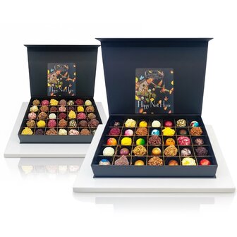verhuis nieuwe woning chocolade cadeau en design verschillende maten chocolade bezorgd handdmade