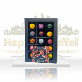 Luxe chocoladebox die door de brievenbus past