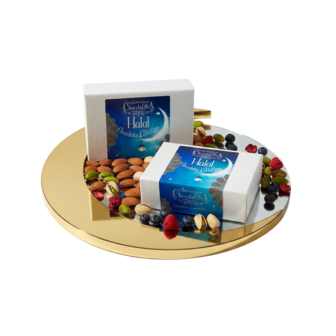 Luxe halal chocoladebox met handgemaakte bonbons pralines en truffels van Chocoseum