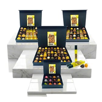 Godfather Limoncello Chocoladebox Godfather Limoncello cadeau limoncello chocolade cadeau prestige limoncello cadeau chocolade 
