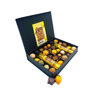 Godfather Limoncello Chocoladebox Godfather Limoncello cadeau limoncello chocolade cadeau prestige limoncello cadeau chocolade 