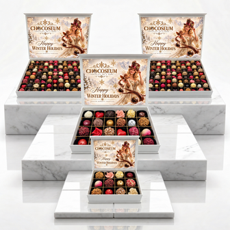Luxe Cadeaubox Vegan Chocolade, Champagne of Cava. stel zelf samen vanaf: 