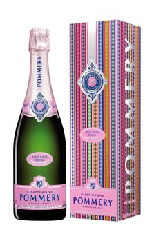 Pommery rose Champagne Brut Royal gratis giftbox