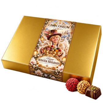 Happy Winter Holidays Chocoladebox 35 Stuks