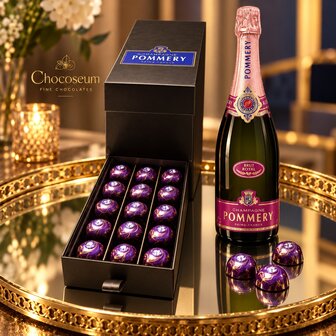 Pommery Champagne Royal Rose Giftbox