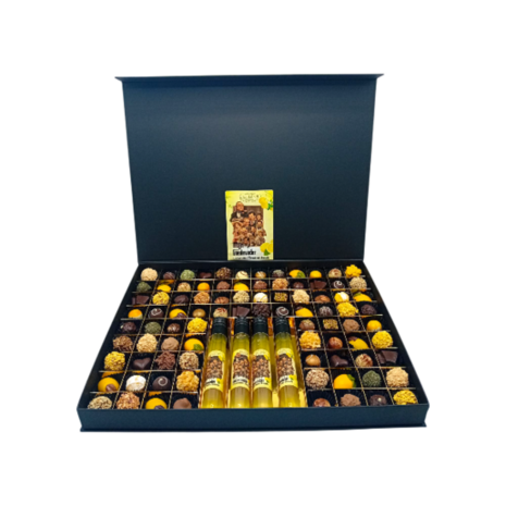 Godfather Limoncello Chocoladebox Godfather Limoncello cadeau limoncello chocolade cadeau prestige limoncello cadeau chocolade 