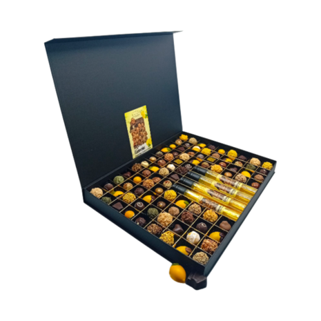 Godfather Limoncello Chocoladebox Godfather Limoncello cadeau limoncello chocolade cadeau prestige limoncello cadeau chocolade 