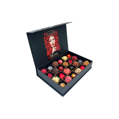 ❤️Chocolade Liefdesbox met 24 handgemaakte Truffels & Bonbons