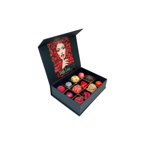 ❤️Liefdes Chocolade Cadeau &ndash; 12 Bonbons & Truffels