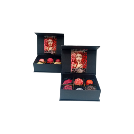 ❤️Liefdes Chocoladeboxje &ndash; 6 Bonbons & Truffels met Gedichtenboekje