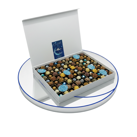 luxe chocolade cadeau geboorte jongen baby boy