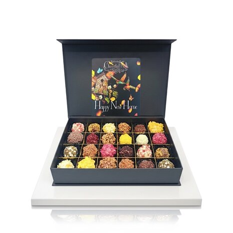 Luxe cadeaubox met 2x6 bonbons van ChocolaDNA