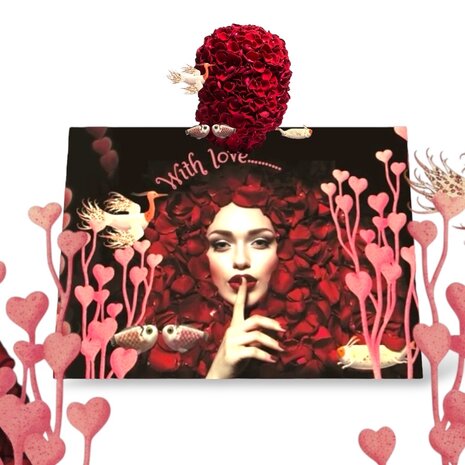 love Brievenbus chocolade cadeau met 15 bonbons en truffels als romantische verrassing