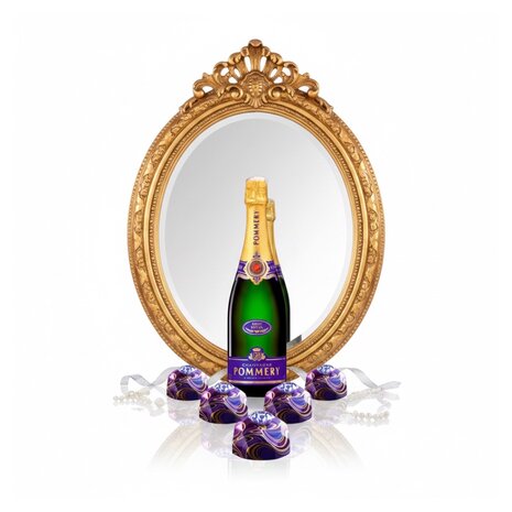Pommery brut en chocolade pakket