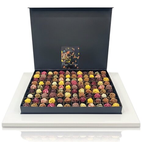 verhuis nieuwe woning chocolade cadeau en design verschillende maten chocolade bezorgd