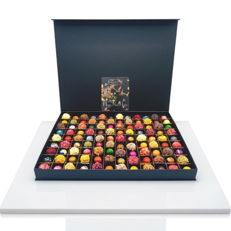 verhuis nieuwe woning chocolade cadeau en design verschillende maten chocolade bezorgd 