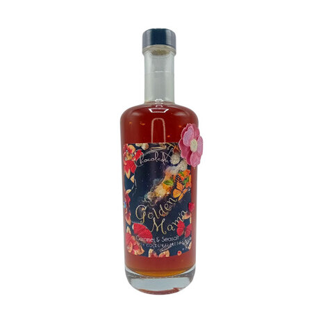Salty caramel met goudvlokken