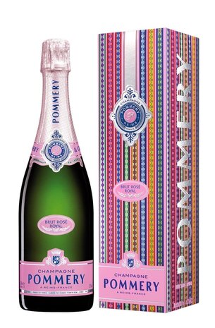 Pommery rose Champagne Brut Royal gratis giftbox