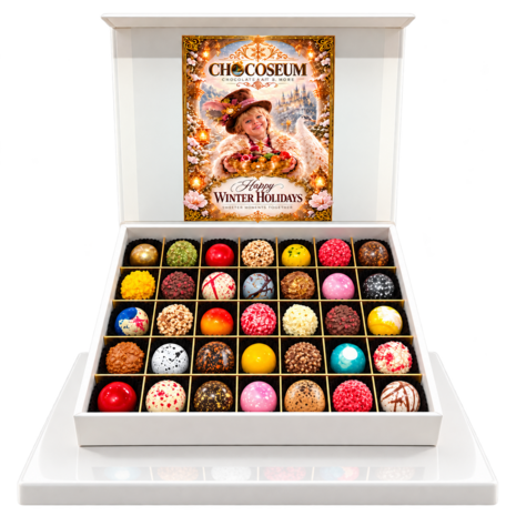Happy Winter Holidays Chocoladebox 35 Stuks