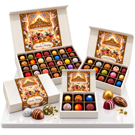 Happy Winter Holidays Chocoladebox 35 Stuks