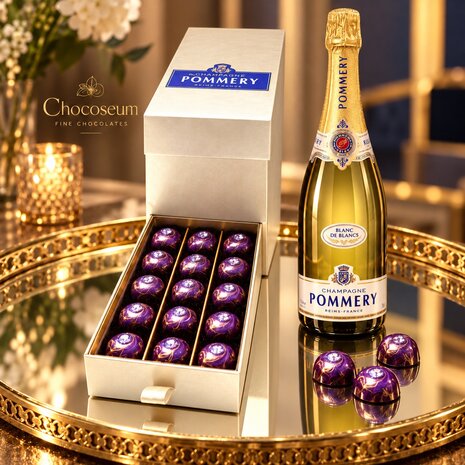 Pommery Champagne Royal brut Giftbox Blanc de Blanc